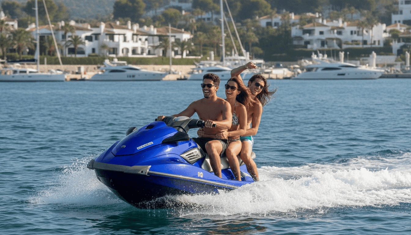 Rutas marítimas guiadas Cádiz motos de agua