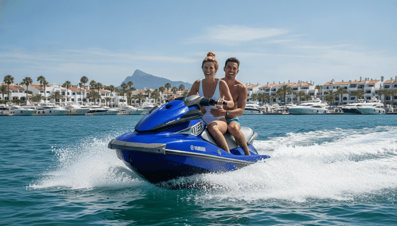 Guided jet ski trips Costa del Sol